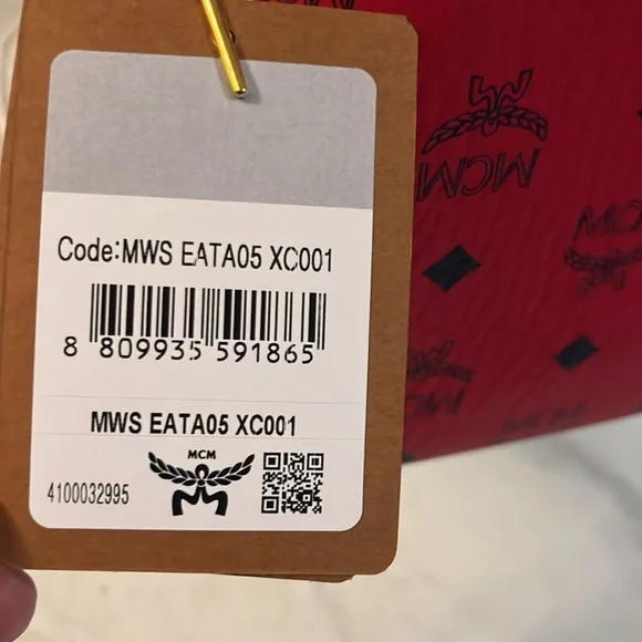 NWT MCM Red Crossbody Bag - Picture 2 of 6